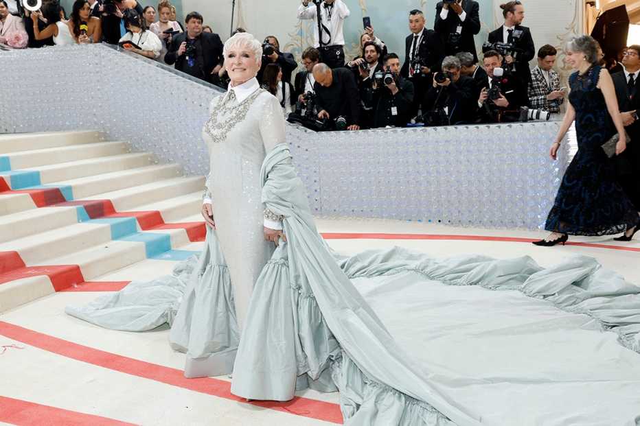 Glenn Close at The 2023 Met Gala held at The Metropolitan Museum of Art in New York City