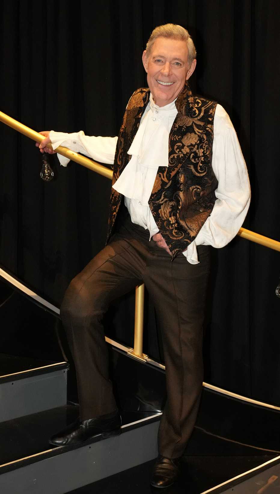 brady bunch star barry williams in costume on the set of dancing with the stars