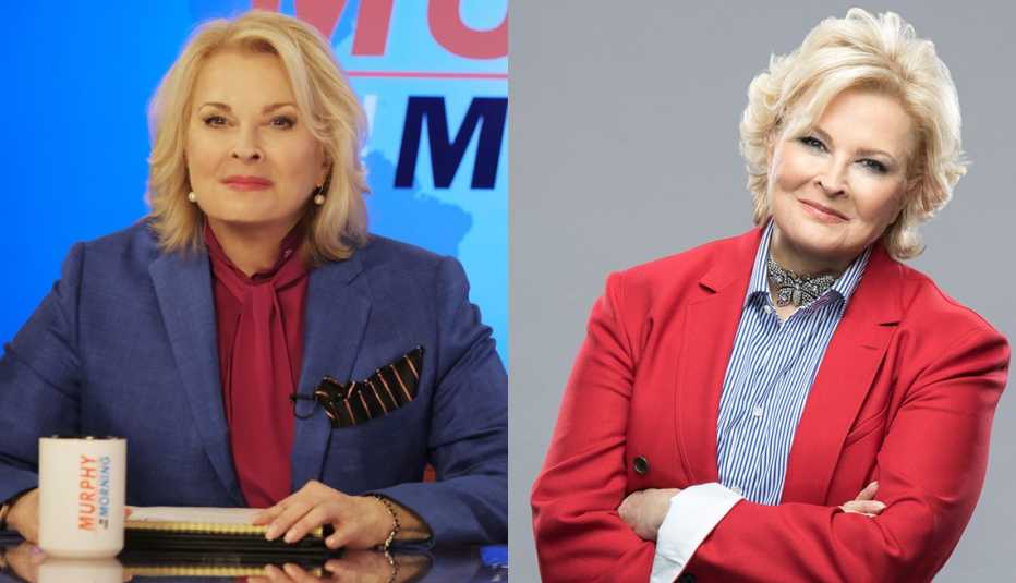Candice Bergen, as Murphy Brown and as herself Candice Bergen, as Murphy Brown and as herself