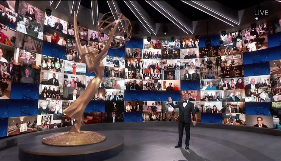 Jimmy Kimmel hosting the 72nd Emmy Awards Jimmy Kimmel hosting the 72nd Emmy Awards