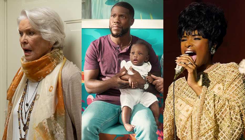Ellen Burstyn, Kevin Hart and Jennifer Hudson