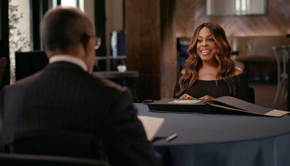 Niecy Nash in a scene from a Season 9 episode of Finding Your Roots Niecy Nash in a scene from a Season 9 episode of Finding Your Roots