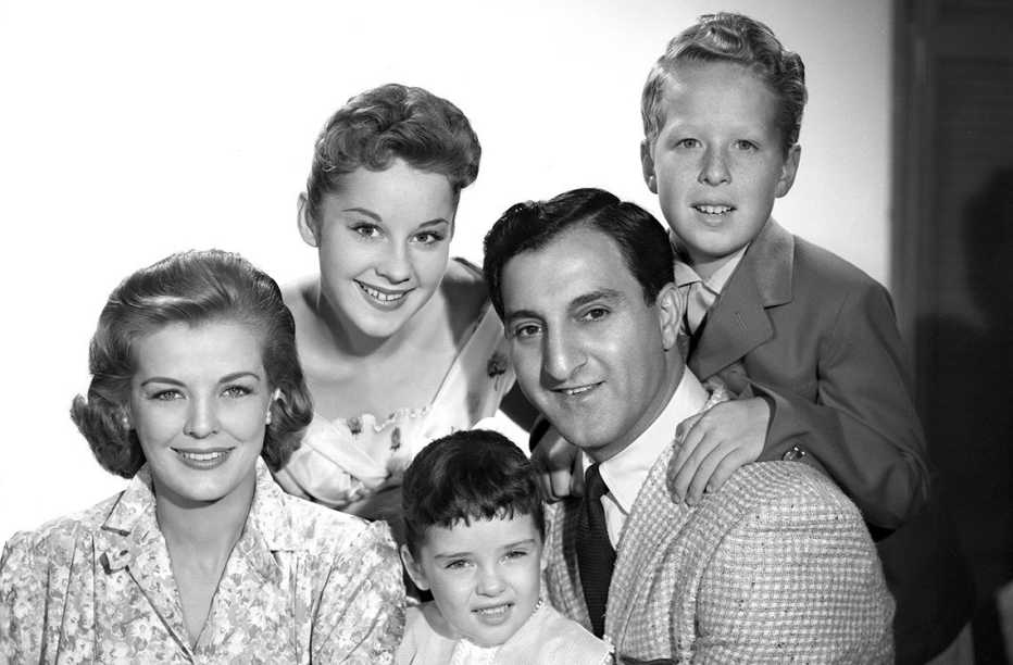 The cast of the TV show Make Room for Daddy