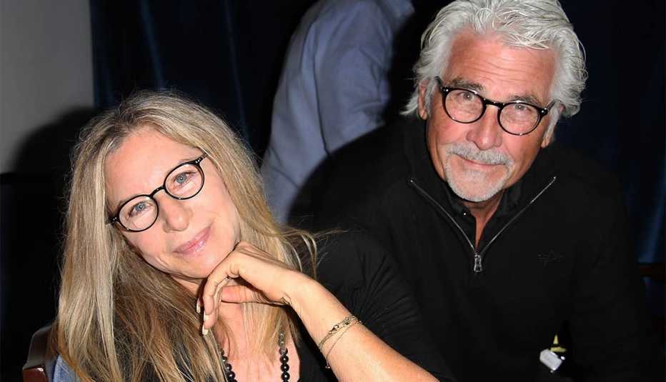 Barbra Streisand and James Brolin