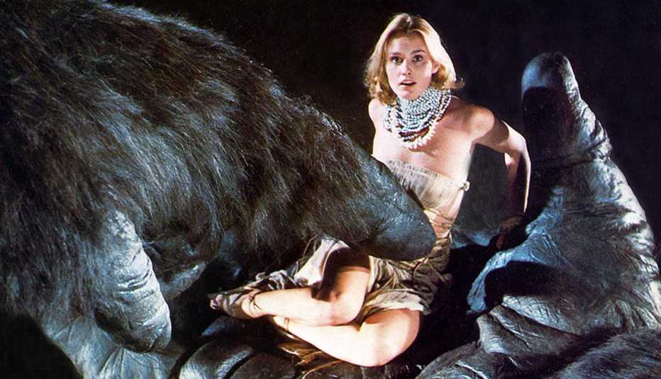 Jessica Lange in 'King Kong', 1976. Jessica Lange in 'King Kong', 1976.