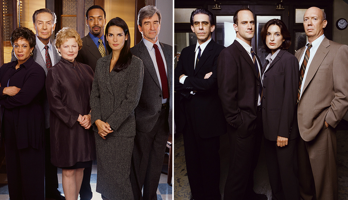 The cast members of Law and Order and Law and Order Special Victims Unit