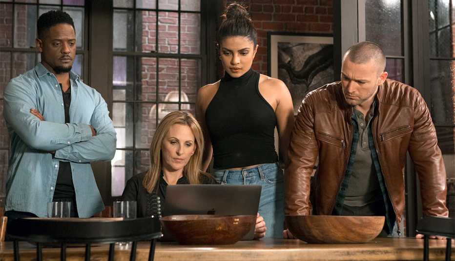 The cast of 'Quantico' includes Blair Underwood, Marlee Matlin, Priyanka Chopra, and Jake McLaughlin