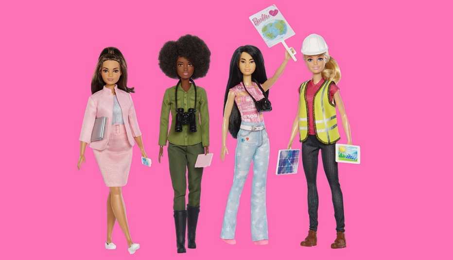 eco leadership barbies by mattel