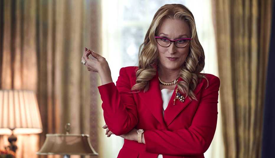 Meryl Streep stars in the film Don't Look Up Meryl Streep stars in the film Don't Look Up