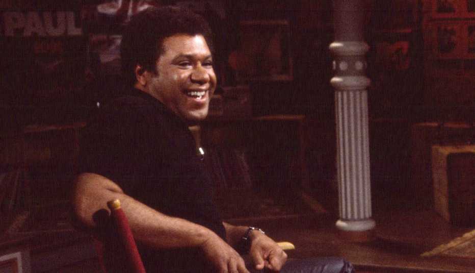 a photo of j j jackson from when he worked at m t v in nineteen eighty one