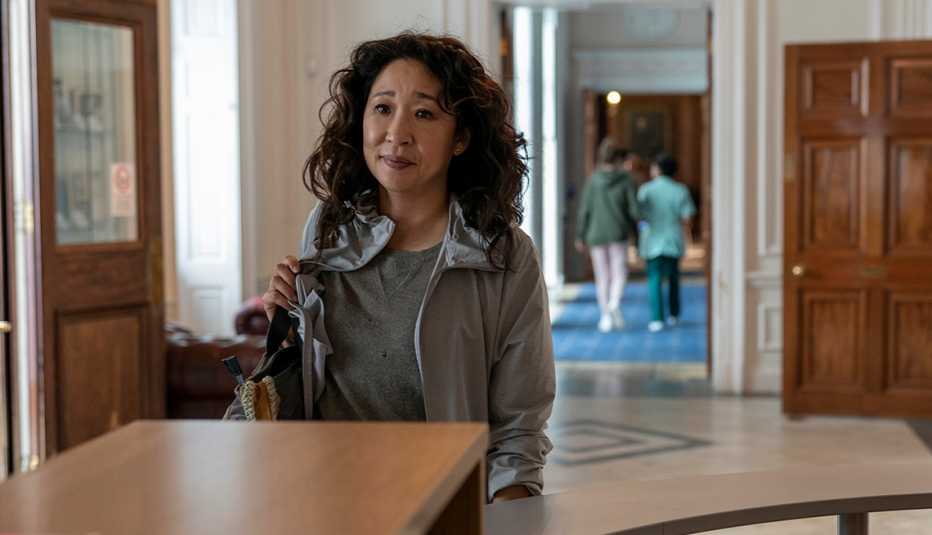 Sandra Oh as Eve Polastri in Killing Eve Sandra Oh as Eve Polastri in Killing Eve