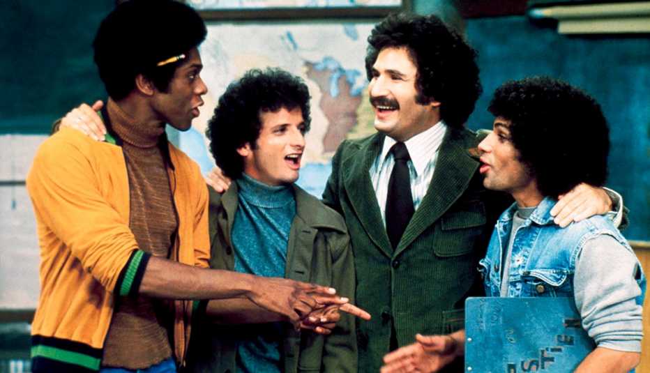 The cast of Welcome Back Kotter