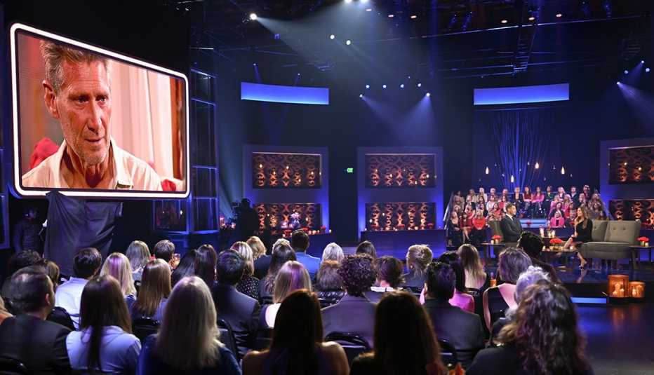 The studio audience watching the finale of "The Golden Bachelor."