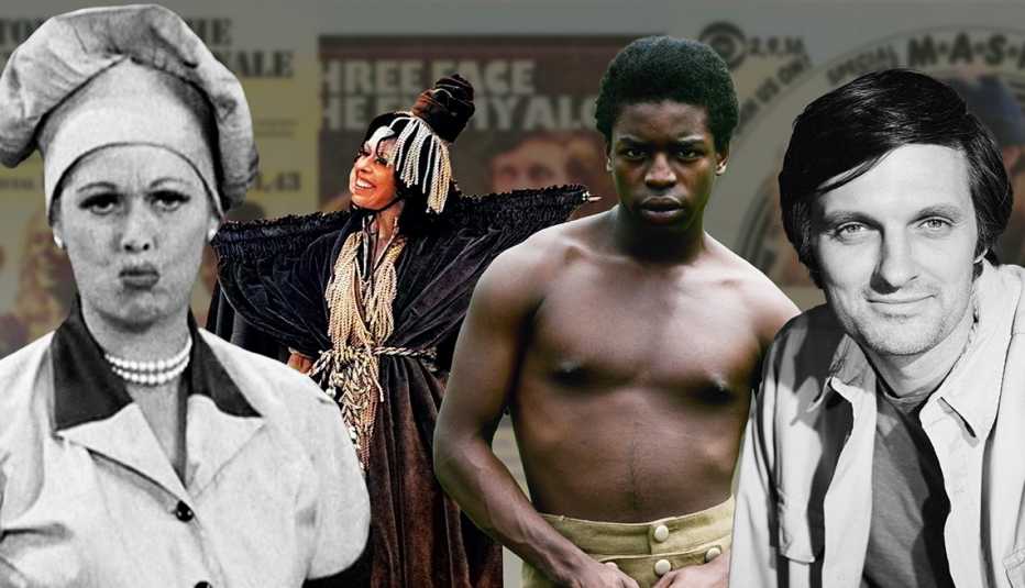 Lucille Ball in "I Love Lucy," Carol Burnett in "The Carol Burnett Show," LeVar Burton in "Roots" and Alan Alda in "M*A*S*H"