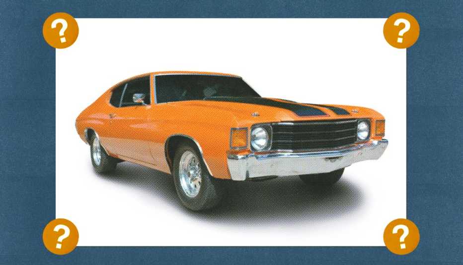 orange car