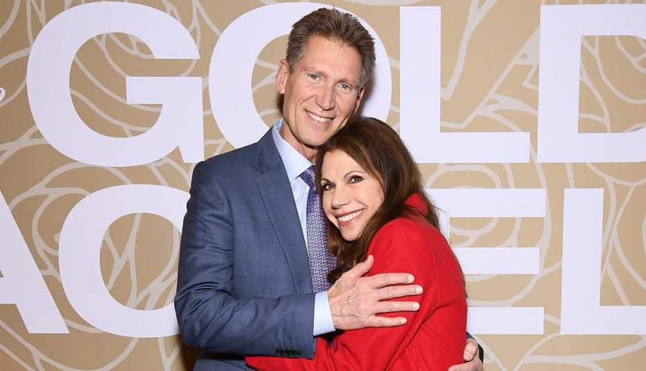 Gerry Turner and Theresa Nist at the New York screening of ABC’s “The Golden Bachelor” at the Times Center in New York City.