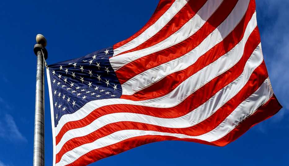 An American flag