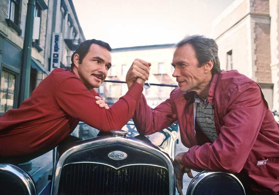 burt reynolds and clint eastwood arm wrestle