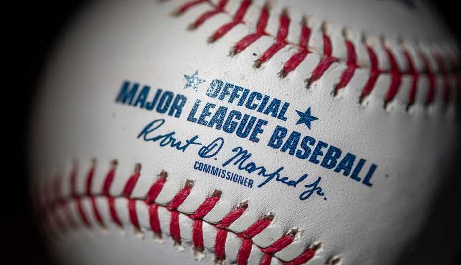 A baseball