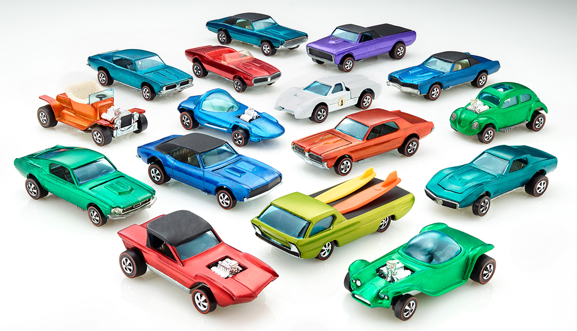Sweet 16 Group of Original Hot Wheels Cars