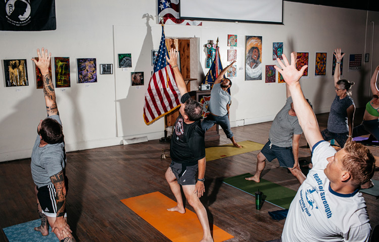 Vets, New VFW yoga