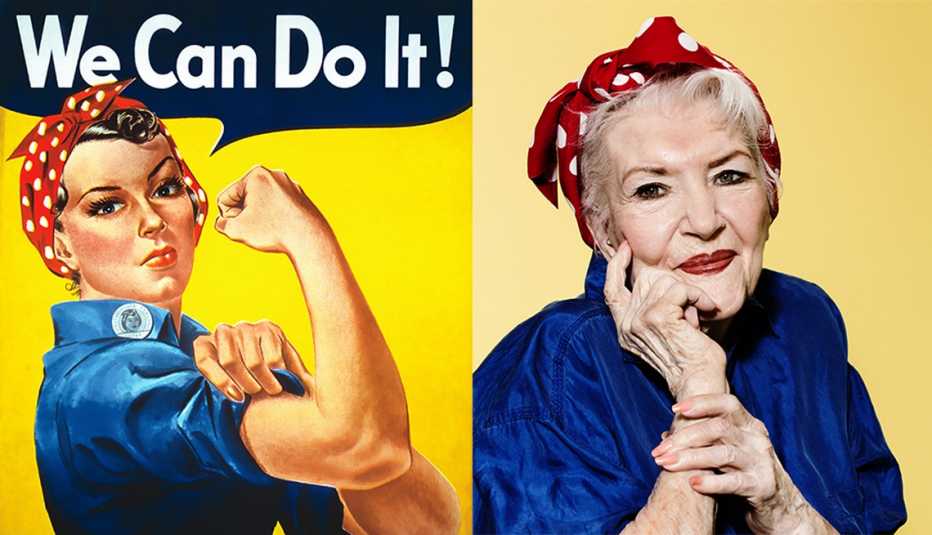 Naomi Parker-Fraley was the original inspiration for Rosie the Riveter poster Naomi Parker-Fraley was the original inspiration for Rosie the Riveter poster