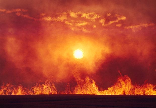 what we believe skeptical aliens ufo heaven hell zombies angels reincarnation ghosts astrology bigfoot apocalypse vampires poll stats belief fire earth end of (Harald Sund/Getty Images)