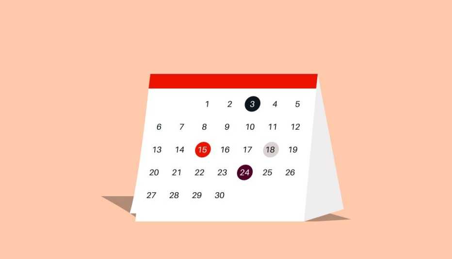 Image of a calendar