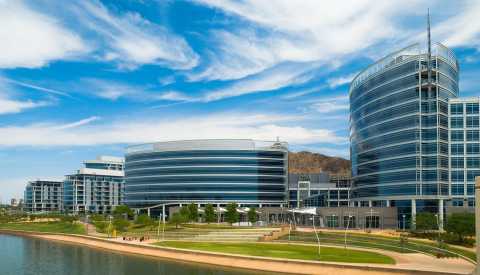 Tempe, Arizona, Buildings, Clouds, AARP Foundation Experience Corps Cities