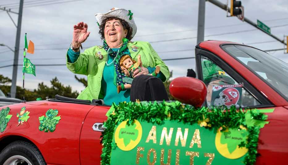 Anna Foultz - oldest active Girl Scout Anna Foultz - oldest active Girl Scout