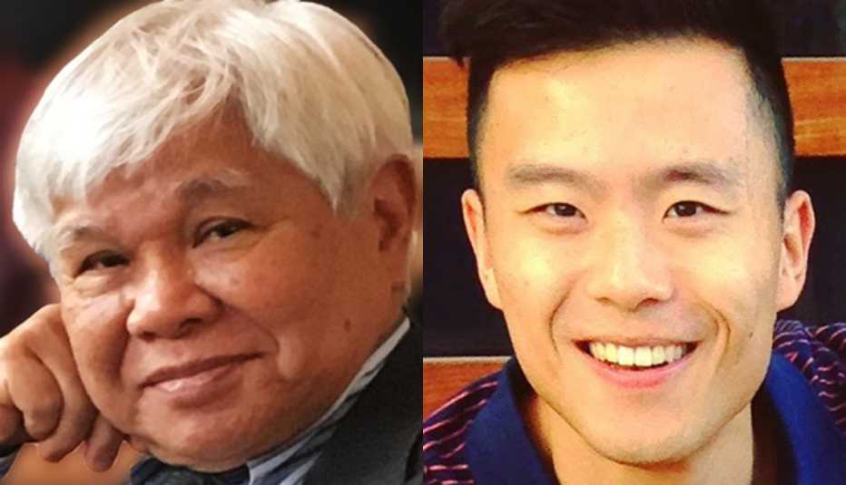 Jon Melegrito pictured left and Denny Chan pictured right are the two 2018 AARP AAPI Hero Award winners