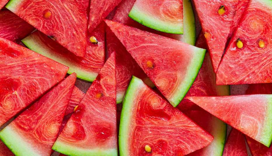 slices of watermelon