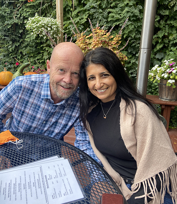 Anju Tomar and Mike Faith Anju Tomar and Mike Faith