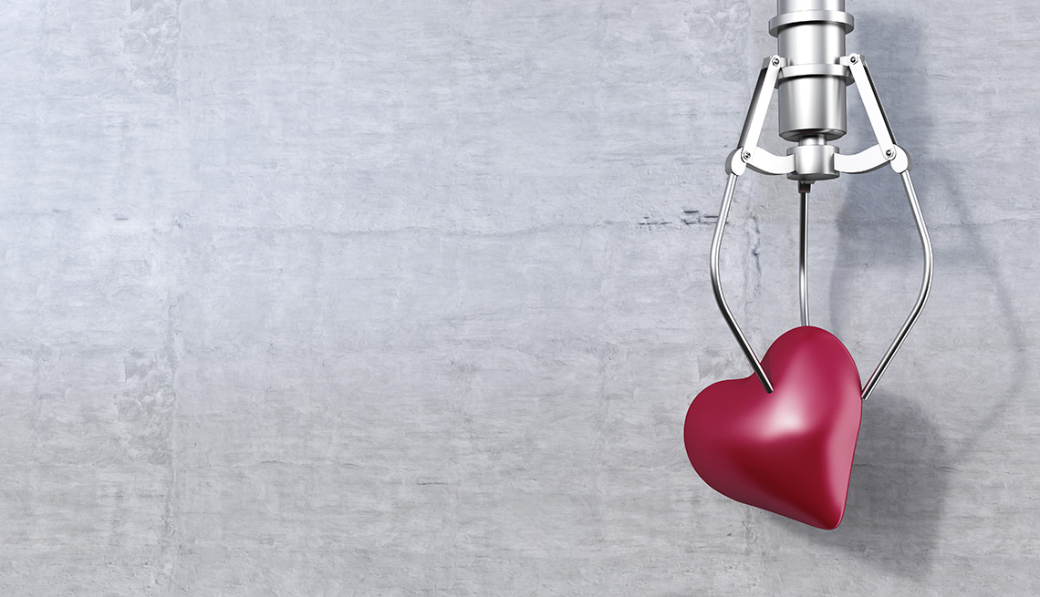 3D Rendering, Drawing Of Heart Held By Grappling Hook, Home And Family, Dating, When Should You Contact Your First Love