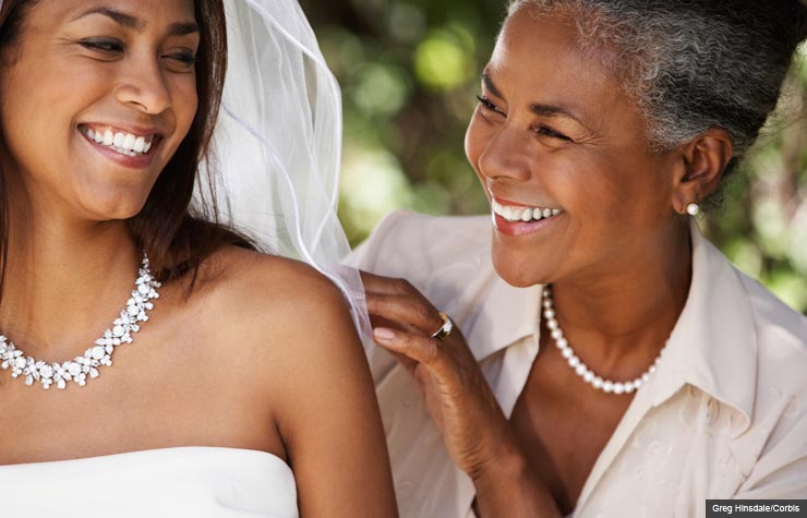 Mother and daughter bride, Talking to adult children about marriage