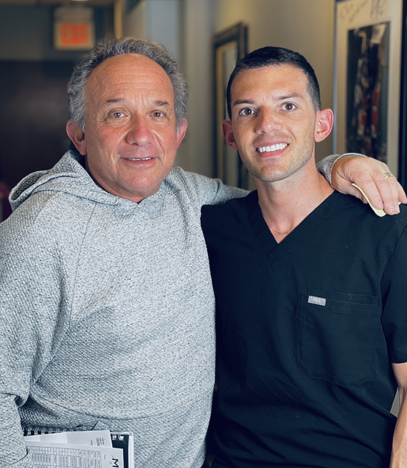 Geller and his son