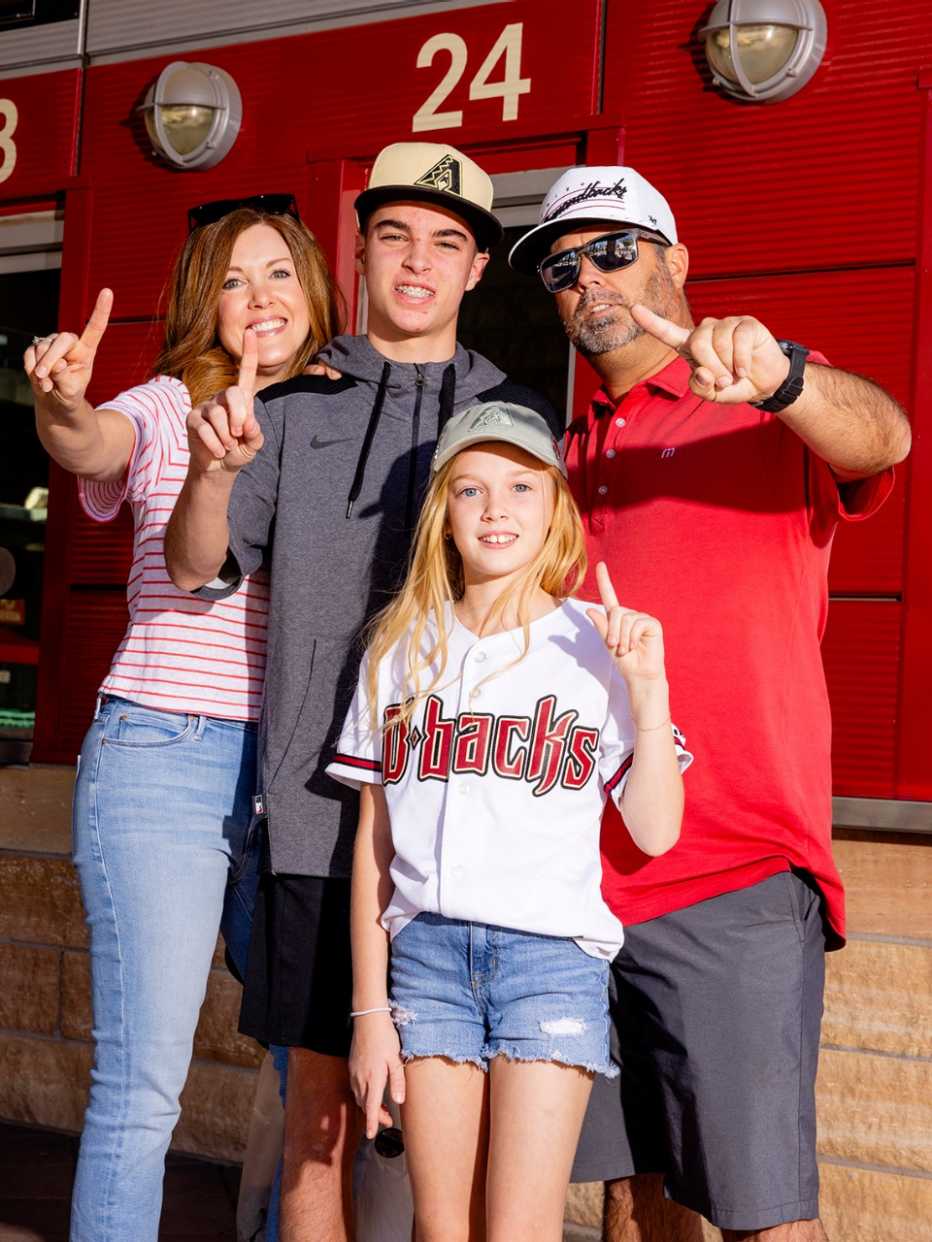 from left to right cassie then paxton then bailey then byron holloway