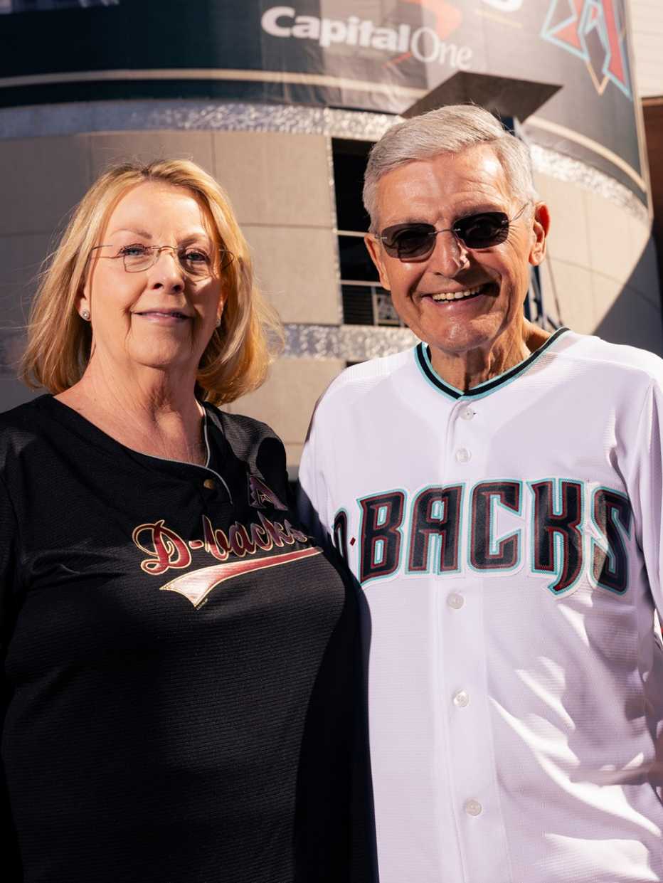 diamondbacks fans denise and reed wilson