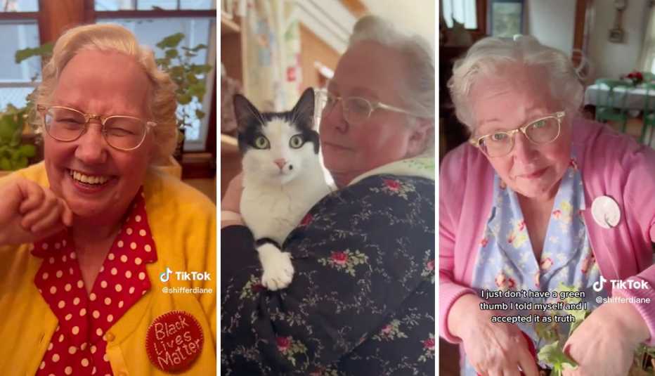 Diane Shiffer, Vintage Nana TikTok personality