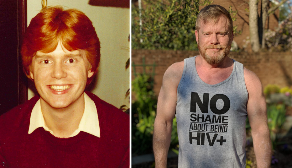 left mark king younger right mark king now post h i v diagnosis left mark king younger right mark king now post h i v diagnosis