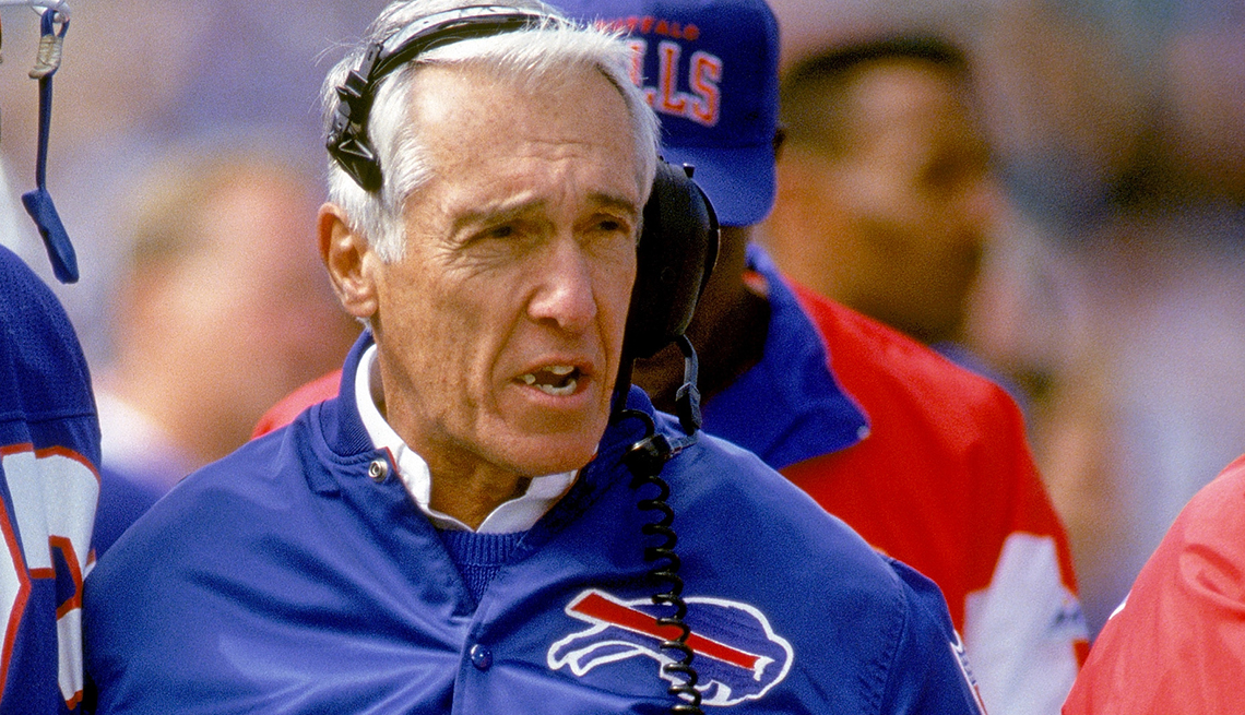 Buffalo Bills coach Marv Levy
