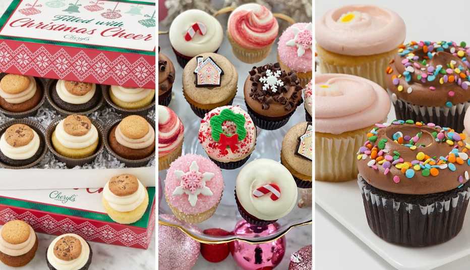 from left to right cupcakes from cheryls cookies then georgetown cupcakes then magnolia bakery from left to right cupcakes from cheryls cookies then georgetown cupcakes then magnolia bakery