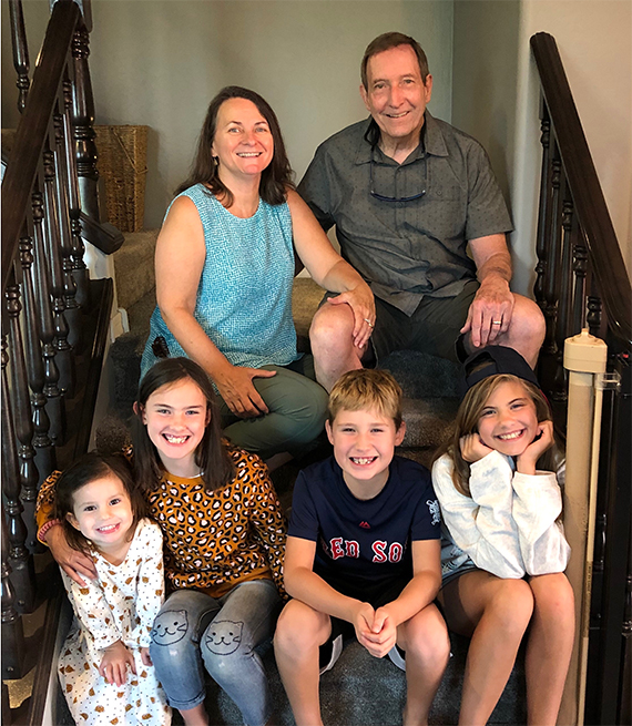 Jackie Dishner and their grandkids Jackie Dishner and their grandkids