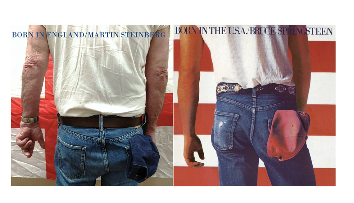 Martin Steinburg remake of Bruce Springsteen album cover
