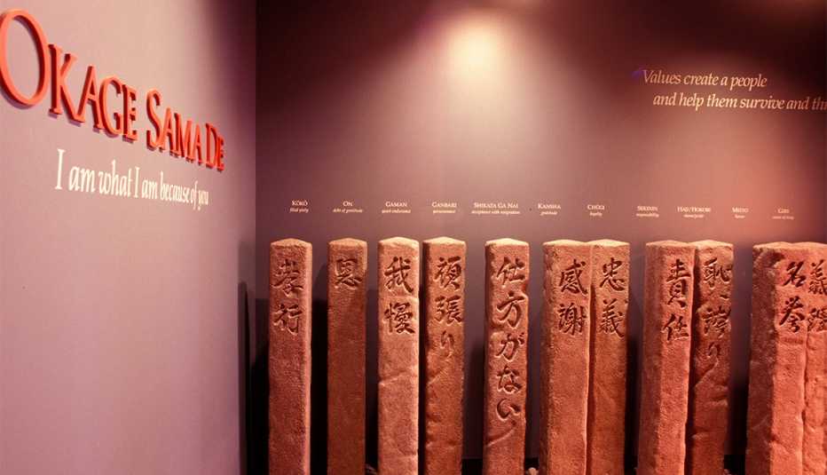 Exhibits within the Japanese Cultural Center