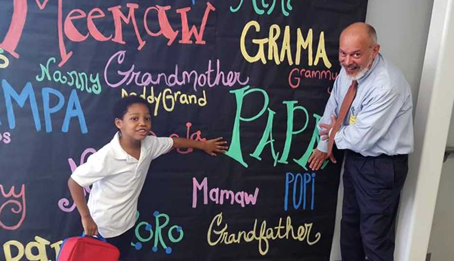 John Reed and his step-grandson