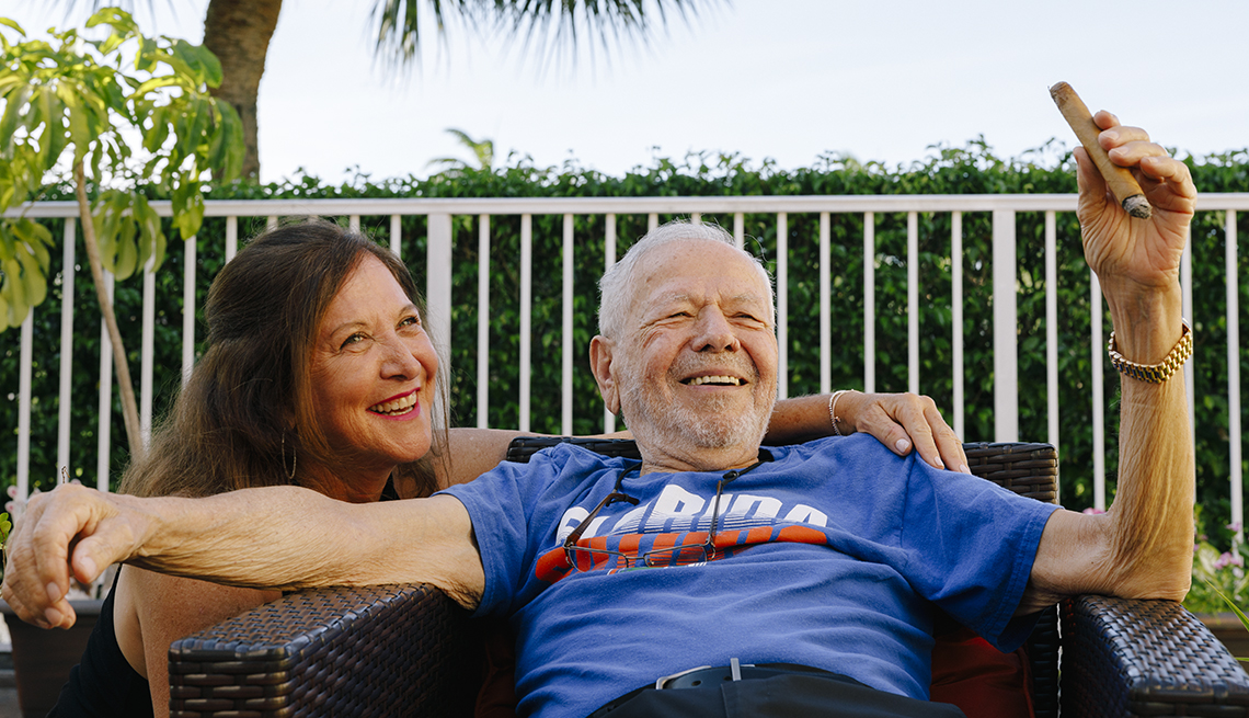 Covid Quarantine portraits of Tammi Leader Fuller and her Father, Jerry Fuller, enjoying each others company in their backyard. 