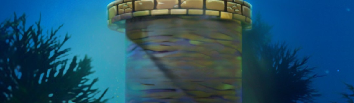 Bubble Tower 3D underwater background