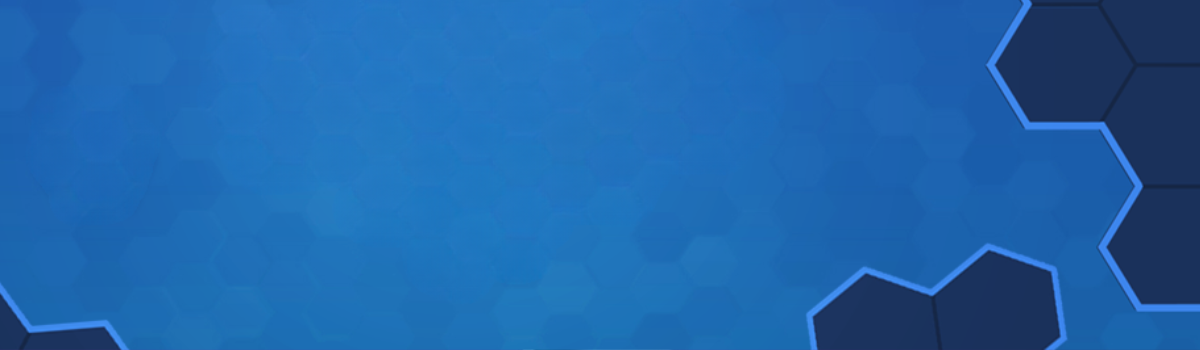 Hex Jigsaw Puzzle blue background 2