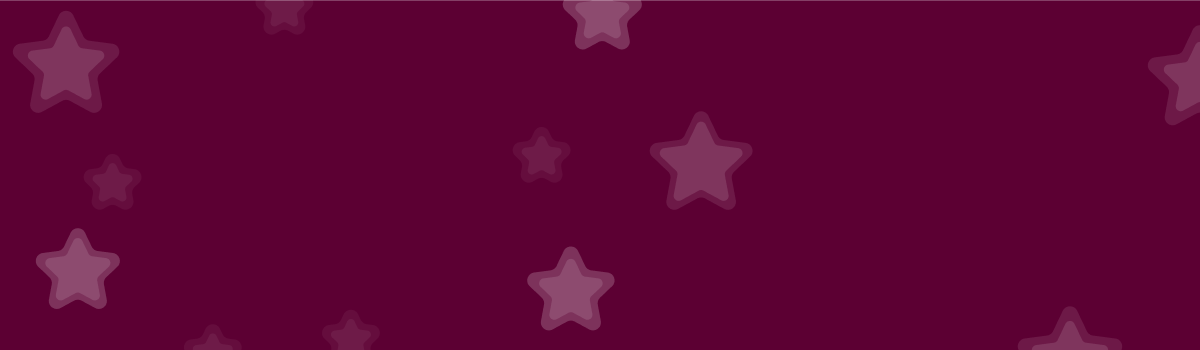Plum background with stars